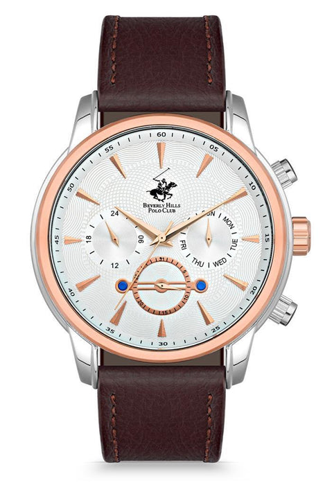 Beverly Hills Polo Club Herrenuhr Quarz Leder