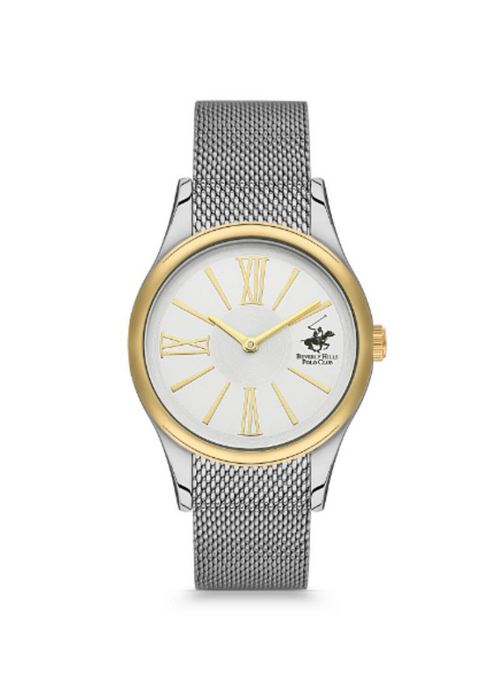 Beverly Hills Polo Club BH9612-05 Damenuhr mit Edelstahlgehäuse