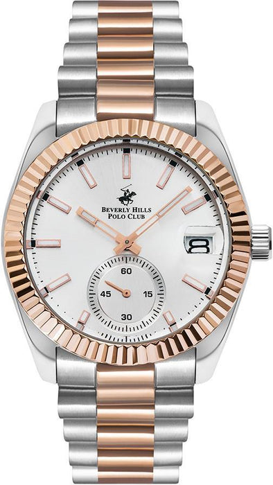 Beverly Hills Polo Club Damen Uhr Edelstahl Quarz