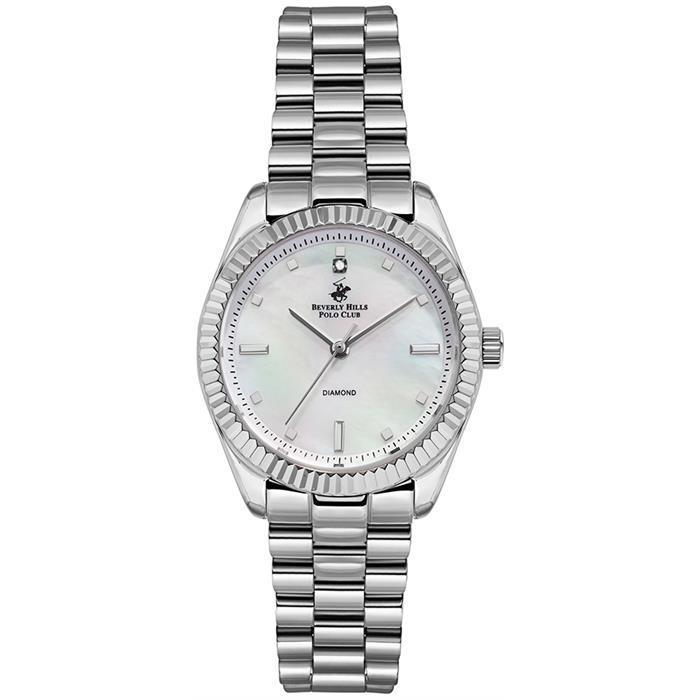 Beverly Hills Polo Club Damen Uhr – Edelstahl Quarzwerk