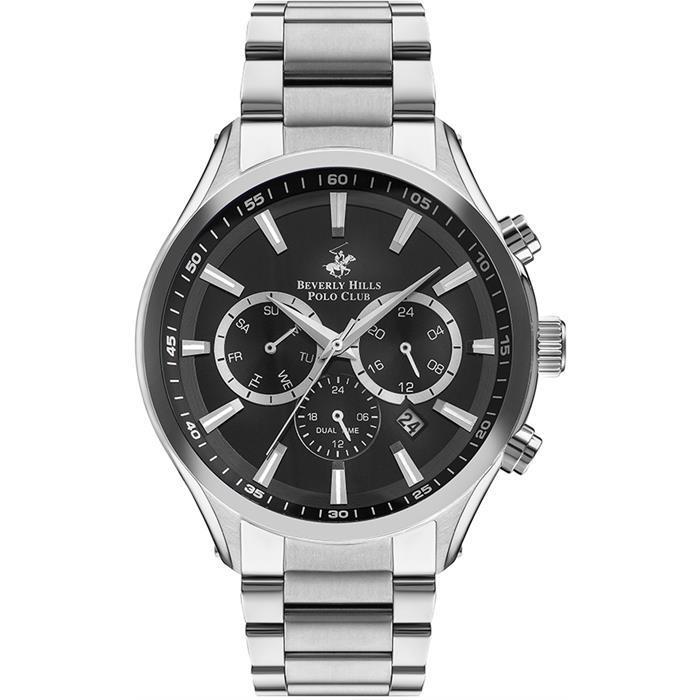 Beverly Hills Polo Club Damen-Uhr Edelstahl Quarzwerk