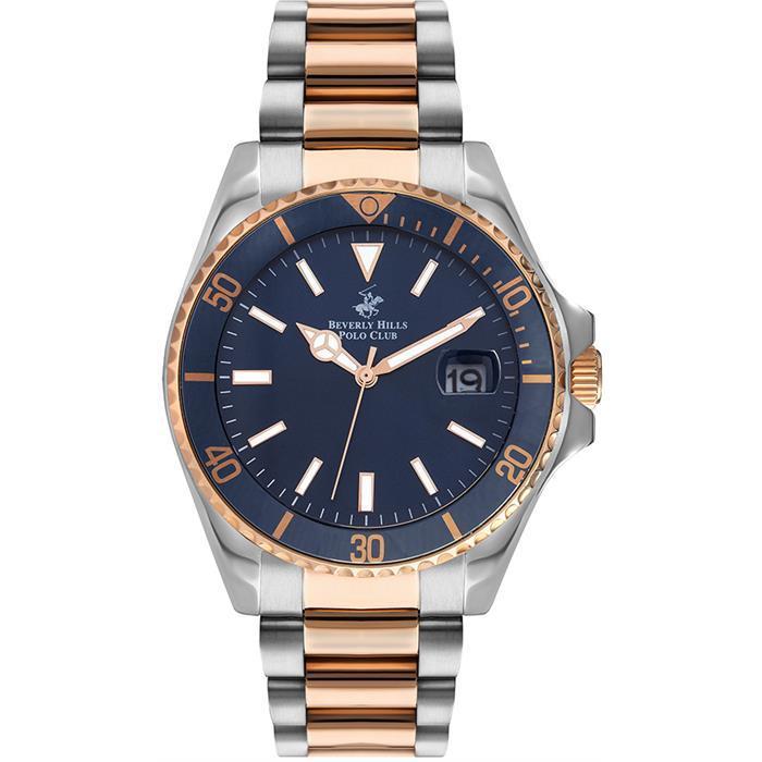 Beverly Hills Polo Club Damen-Uhr mit Edelstahlgehäuse