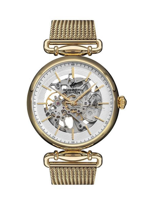 Beverly Hills Polo Club Damen Uhr mit Lederarmband