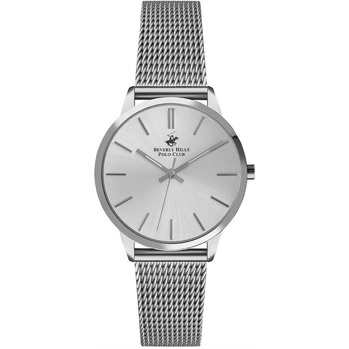 Beverly Hills Polo Club Damen Uhr Edelstahl Quarzwerk