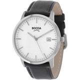 Boccia Titan 40mm Unisex Uhr mit Lederarmband – 3588-01