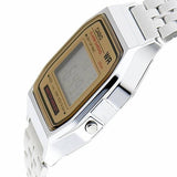 CASIO Retro Digital Unisexuhr – Silberfarbenes Vintage Design