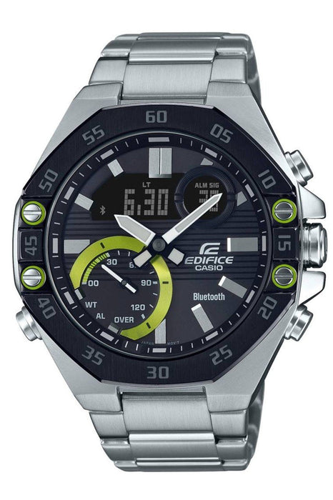 Casio ECB-10DB-1ADF Herrenuhr Edelstahl