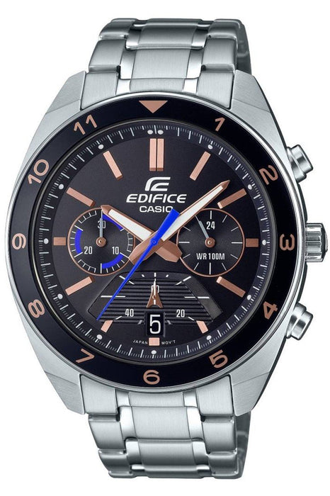 Casio EFV-590D Herrenuhr mit Edelstahlarmband