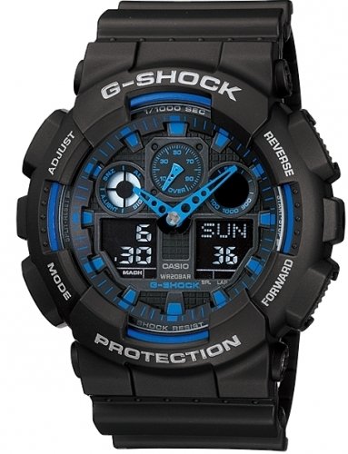 Casio GA-100-1A2DR Herrenuhr Chronograph