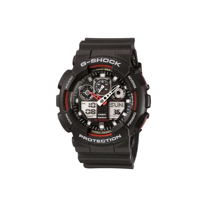 Casio GA-100-1A4DR Herrenuhr mit Harzarmband