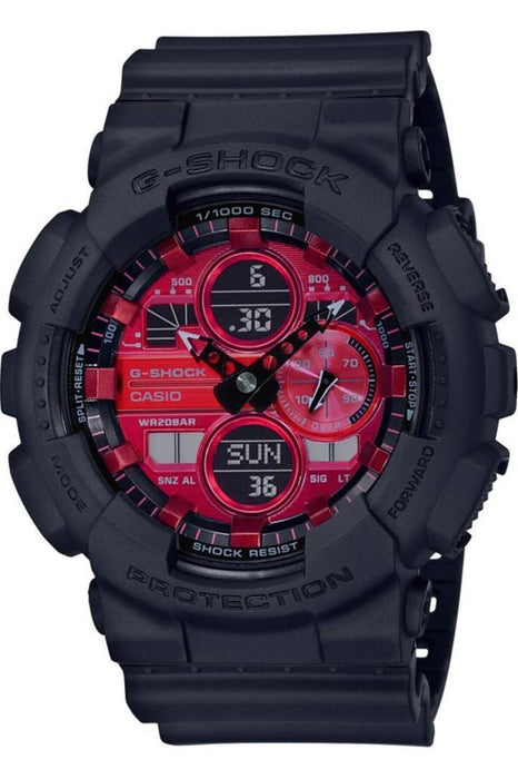 Casio GA-140AR-1ADR Herrenuhr mit Chronograph