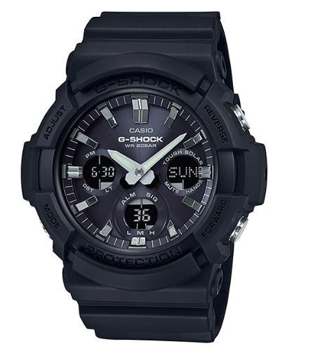 CASIO GAS-100B-1ADR Herrenuhr Edelstahlarmband