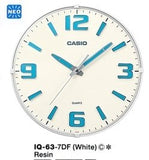 Casio IQ-63-7DF Wand- & Tischuhr – Neues Modell mit Garantie