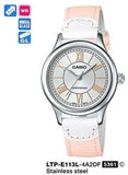 Casio Damen Uhr LTP-E113L-4A2DF Edelstahlarmband