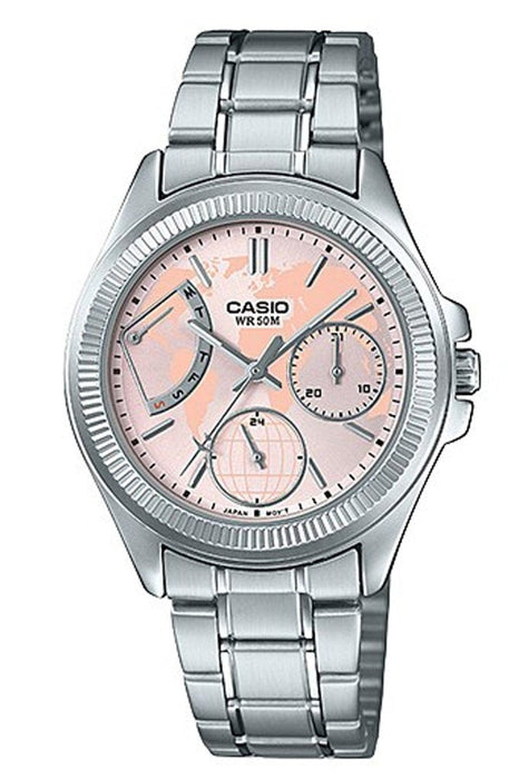 Casio Damen Uhr LTP-2089D-4AVDF - Edelstahlarmband