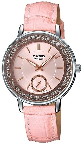 Casio Damen Uhr LTP-E408L – Quarzwerk und Edelstahl