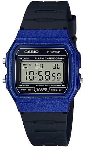 Casio F-91WM-2ADF Digitaluhr mit Kultdesign