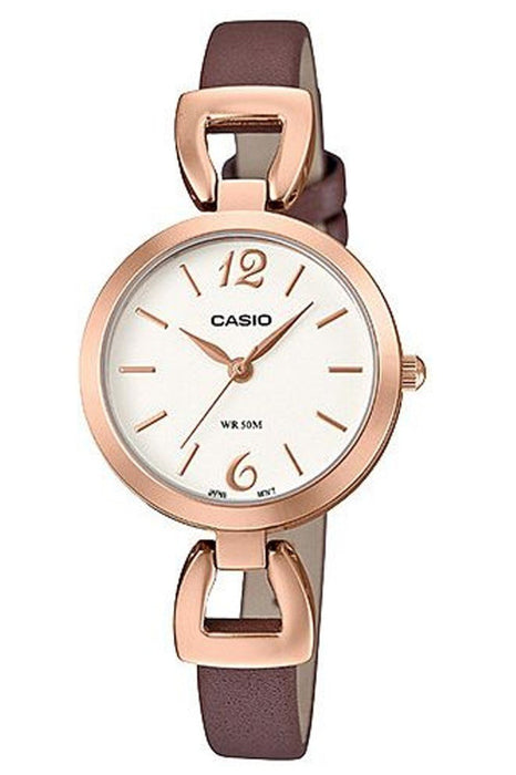 Casio Uhr Damen LTP-E402PL - Edelstahlarmband