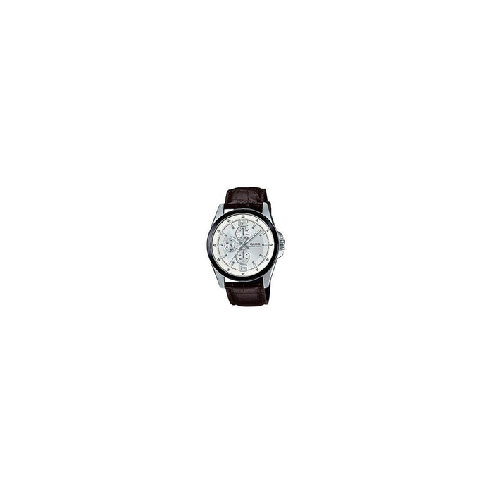 Casio Herren Uhr MTP-E306L-7ADF Edelstahl