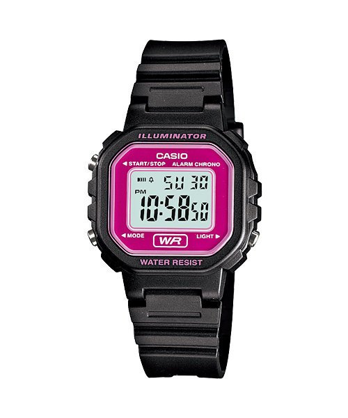 CASIO LA-20WH-4ADF Damenarmbanduhr, klassisches Design