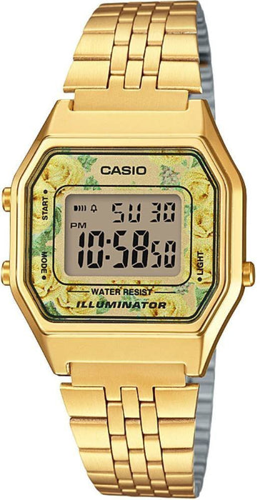 Casio LA680WGA-9CDF Damen Uhr Edelstahl