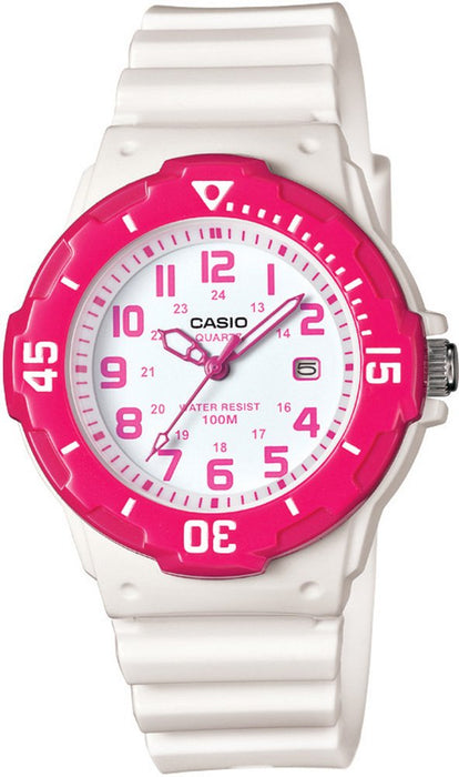 CASIO LRW-200H-4BVDF Damen Uhr mit Edelstahlarmband
