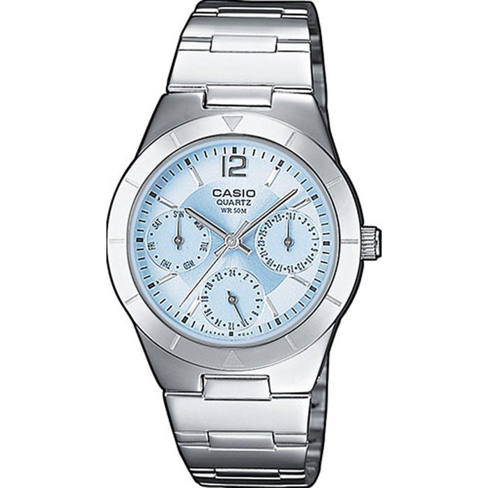 Casio LTP-2069D-2AVDF Damenuhr Edelstahl