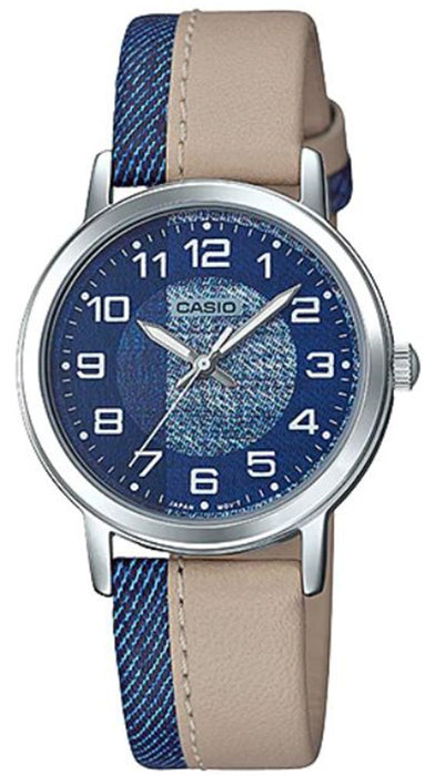 Casio LTP-E159L-2B2UDF Damen Uhr Edelstahl Quarzwerk