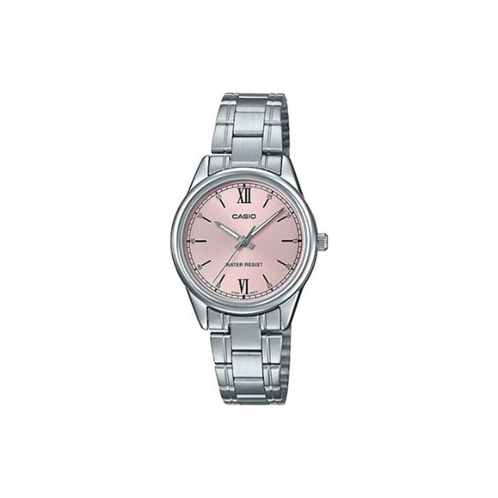 Casio LTP-V005D Damen Uhr mit Lederarmband