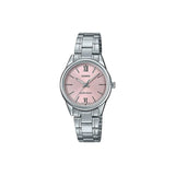 Casio LTP-V005D Damen Uhr mit Lederarmband