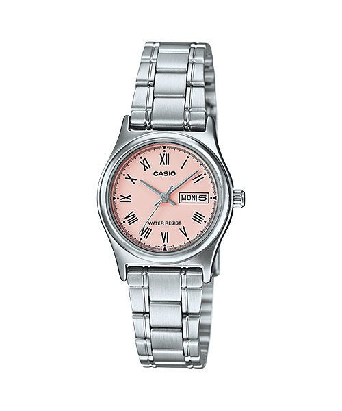 Casio LTP-V006D Damenarmbanduhr – Edelstahl & Quarz