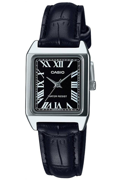 Casio LTP-V007L-1BUDF Damen Uhr mit Edelstahlarmband