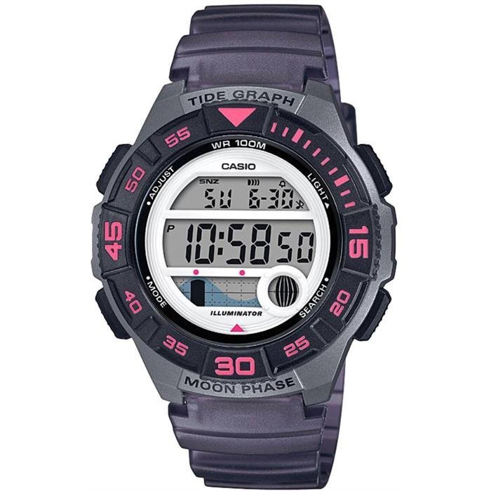 CASIO LWS-1100H-8AVDF Damen Uhr Edelstahl