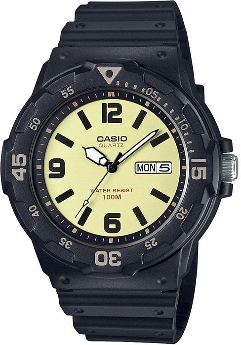 CASIO MRW-200H Herrenuhr mit Resinarmband