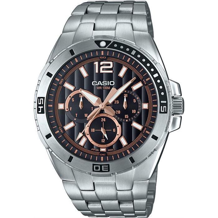 Casio MTD-1060D-1A3VDF Herrenuhr mit Funksignal