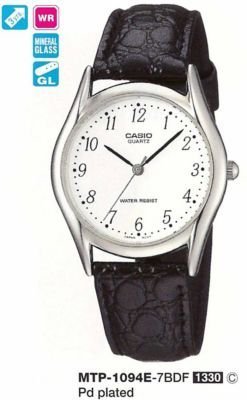 Casio MTP-1094E-7B Herrenuhr Edelstahl Digitalanzeige