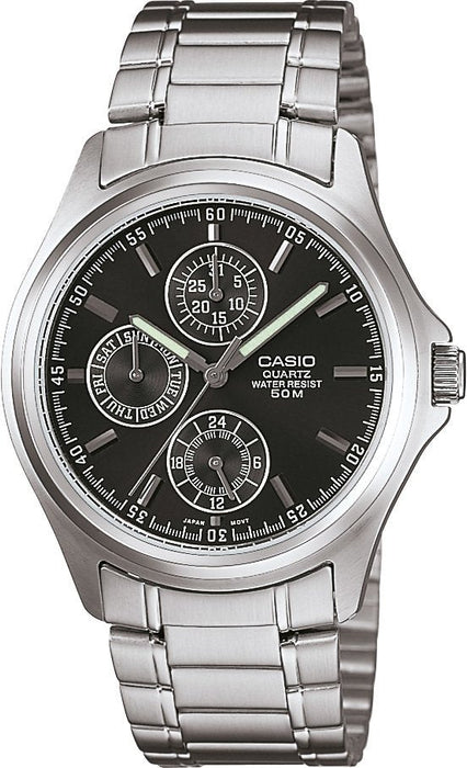 CASIO MTP-1246D-1AVDF Herrenuhr Edelstahl