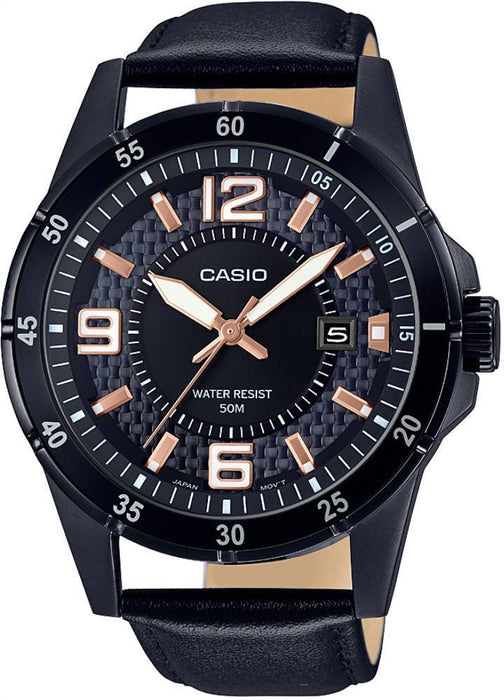 Casio Herrenuhr MTP-1291BL-1A2VDF Edelstahlarmband
