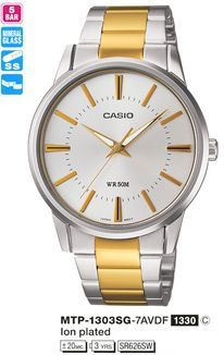 Casio MTP-1303SG-7AVDF Herrenuhr – Klassische Digital-Analoguhr für Herren