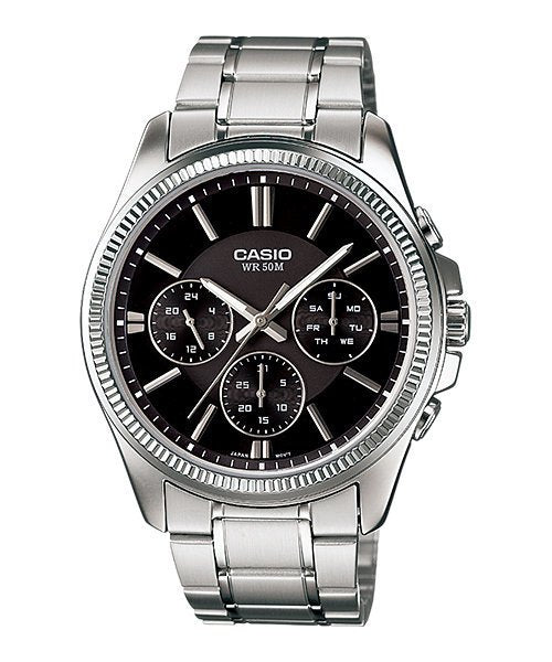 CASIO MTP-1375D-1AVDF Herrenuhr Edelstahlarmband
