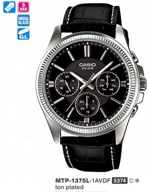 Casio MTP-1375L Herrenuhr Edelstahl Quarz