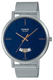 Casio Herrenuhr MTP-B100M-2EVDF - Klassische Digital-Analoguhr