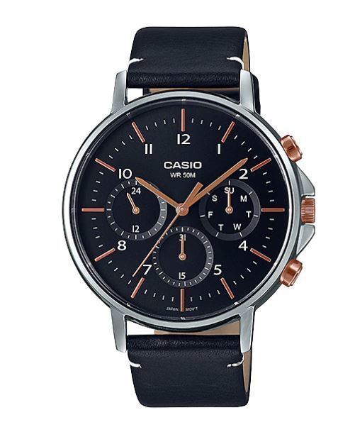 Casio MTP-E321L Herrenuhr mit Edelstahlarmband