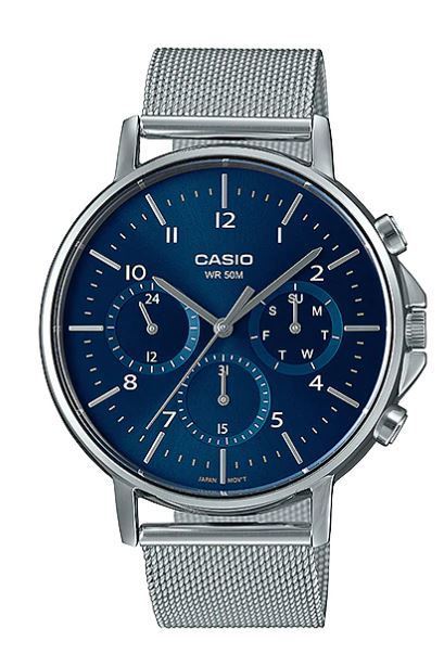 CASIO MTP-E321M Herrenuhr Edelstahl Quarz