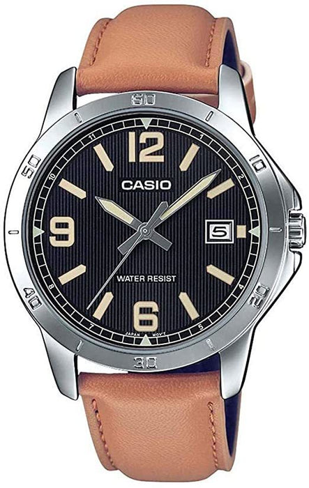CASIO Herren Uhr MTP-V004L-1B2UDF mit Edelstahlarmband