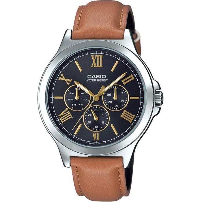 Casio MTP-V300L Herrenuhr mit Edelstahlarmband