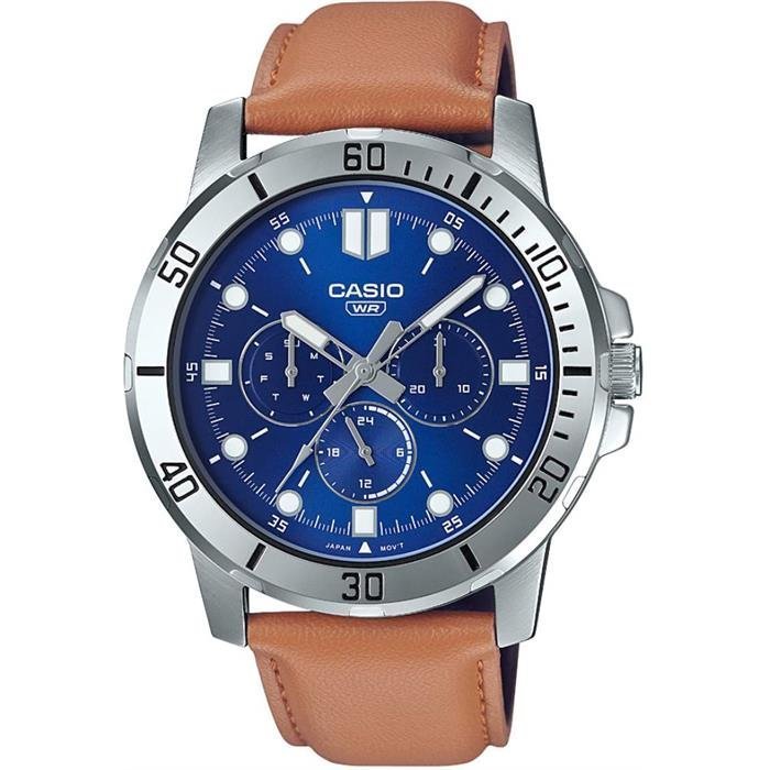 Casio MTP-VD300L-2EUDF Herrenuhr – Edelstahl & Quarz
