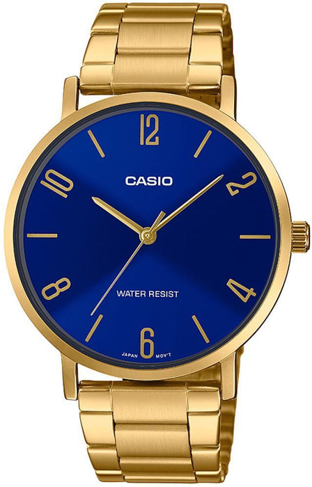 CASIO MTP-VT01G-2B2UDF Herrenuhr Edelstahl