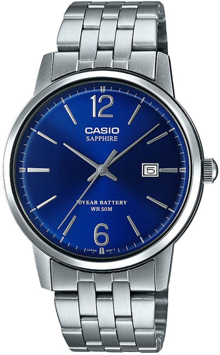 Casio MTS-110D-2AVDF Herrenuhr Edelstahl Quarzwerk