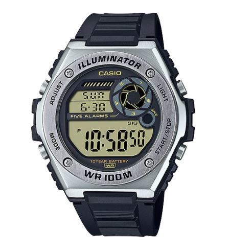 Casio MWD-100H-9AVDF Herren Digitaluhr mit Weltzeituhr
